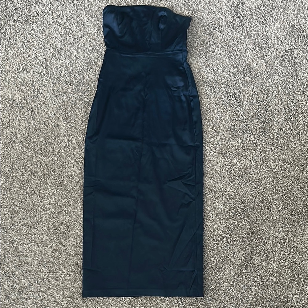 Abercrombie and Fitch Navy Strapless Dress